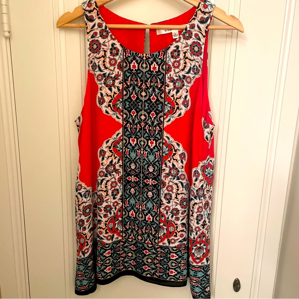 Printed Sleeveless Tunic